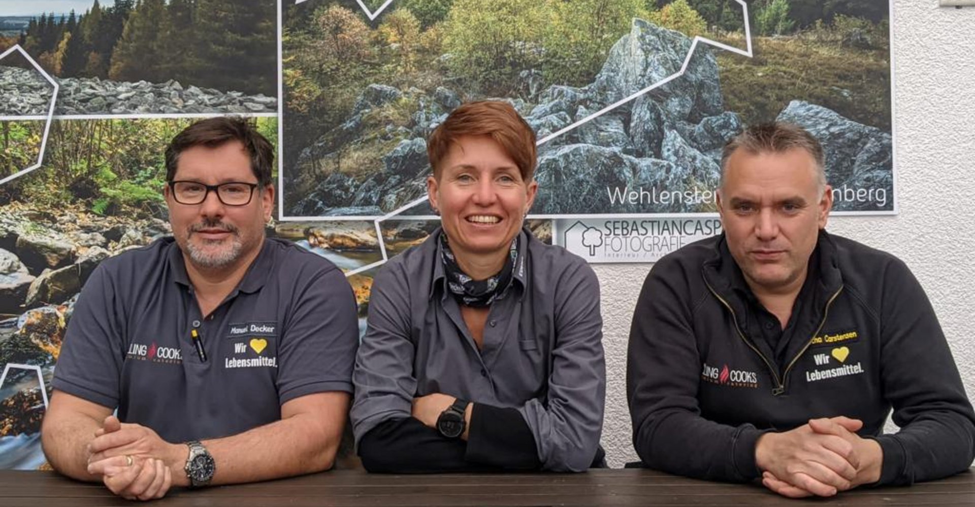 Manuel und Alexandra Decker mit Sascha Carstensen
