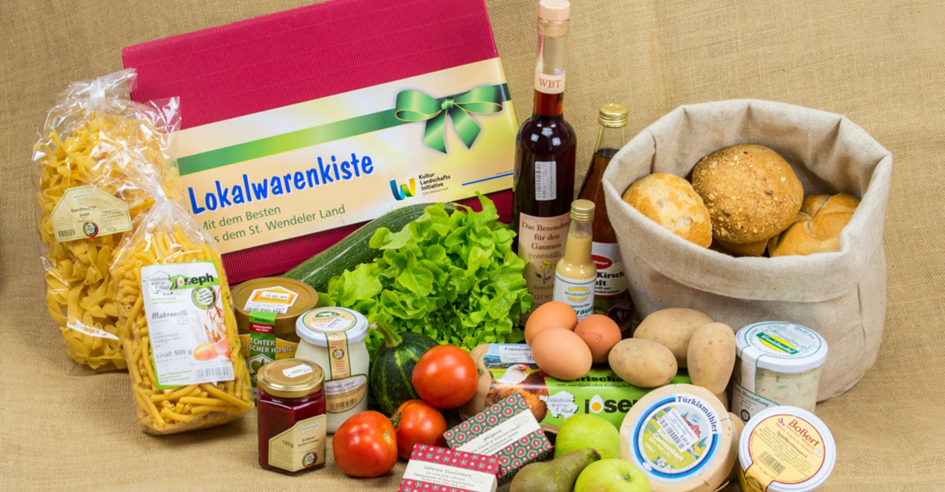 Lokale Erzeugnisse aus der Lokalwarenkiste