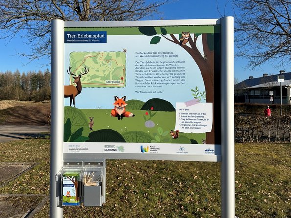 Infotafel Tier-Erlebnispfad Wendelinusrundweg